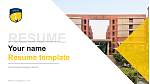 Amity University Gurugram, Haryana Resume PPT Template