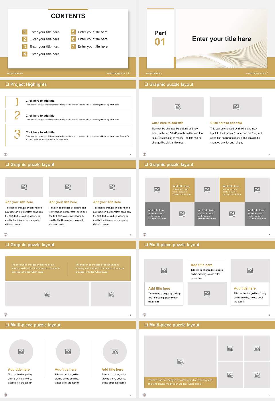 Atmiya University General Purpose PPT Template16:9 ratio PPT effect preview image2