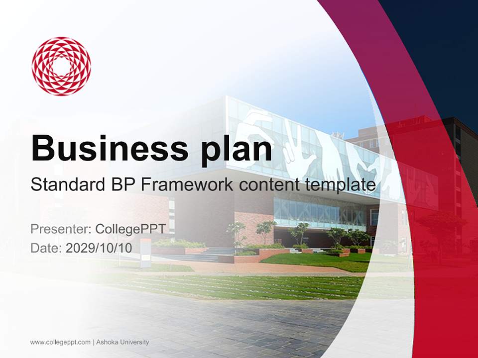 Ashoka University Competition/Entrepreneurship Contest PPT Template4:3 ratio PPT effect preview image9