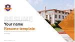 Arni University Resume PPT Template