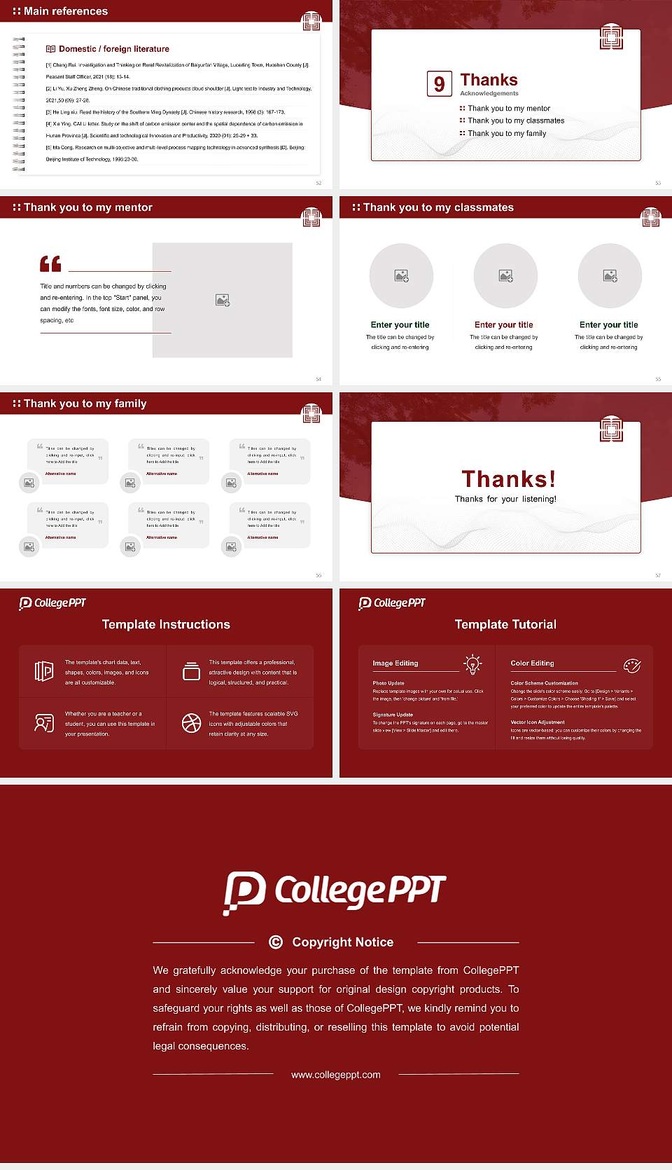 Ahmedabad University Graduation Thesis Defense PPT Template16:9 ratio PPT effect preview image7