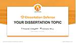 Adesh University학위 논문 방어PPT 템플릿