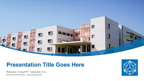 Anant National University Course/Courseware Creation PPT Template