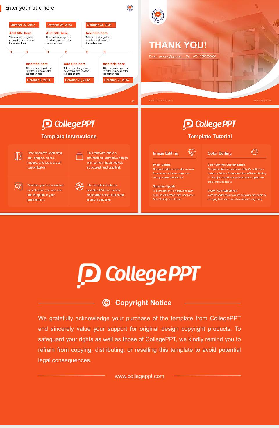 Assam Women ‘s University Lecture Sharing and Networking Event PPT Template4:3 ratio PPT effect preview image4