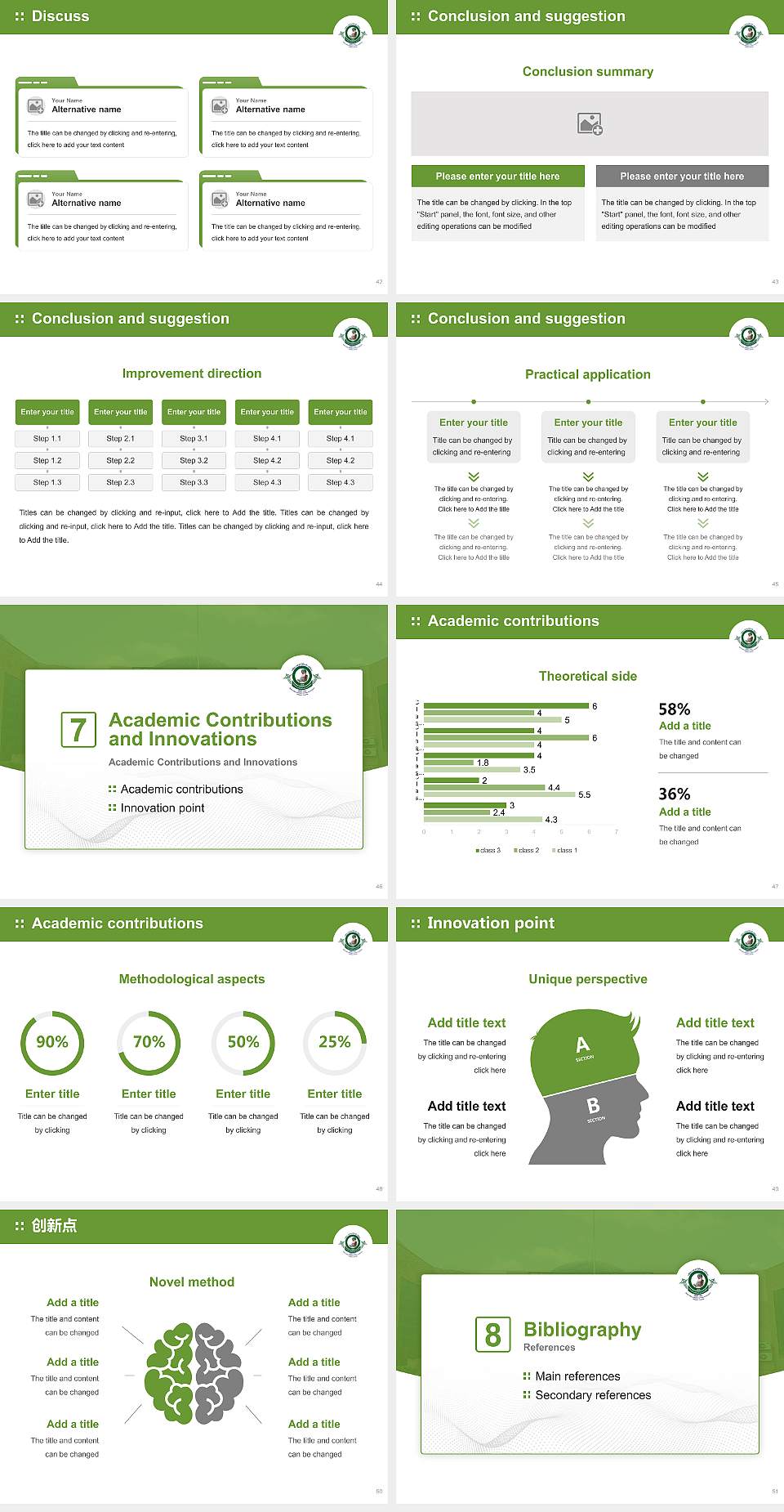 Baba Farid University of Health Sciences Graduation Thesis Defense PPT Template4:3 ratio PPT effect preview image6