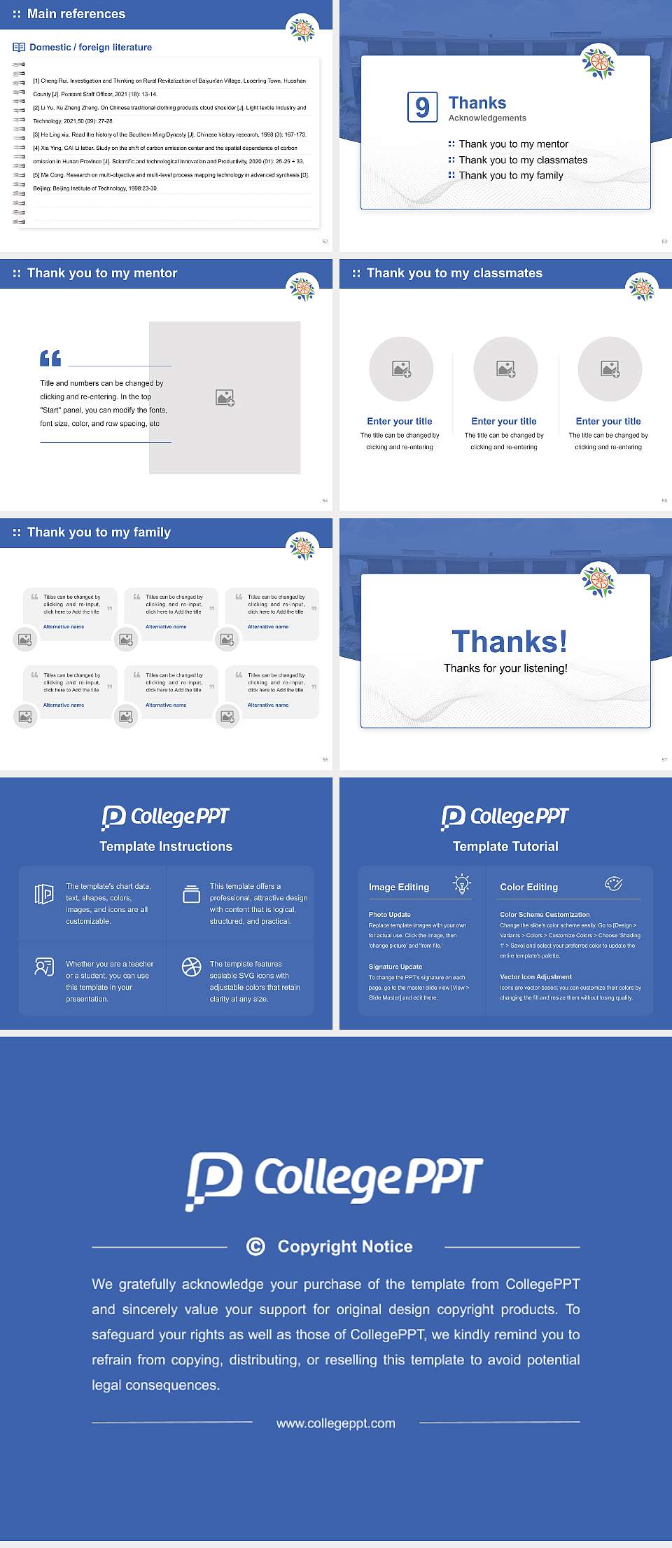 Birla Global University Graduation Thesis Defense PPT Template4:3 ratio PPT effect preview image7