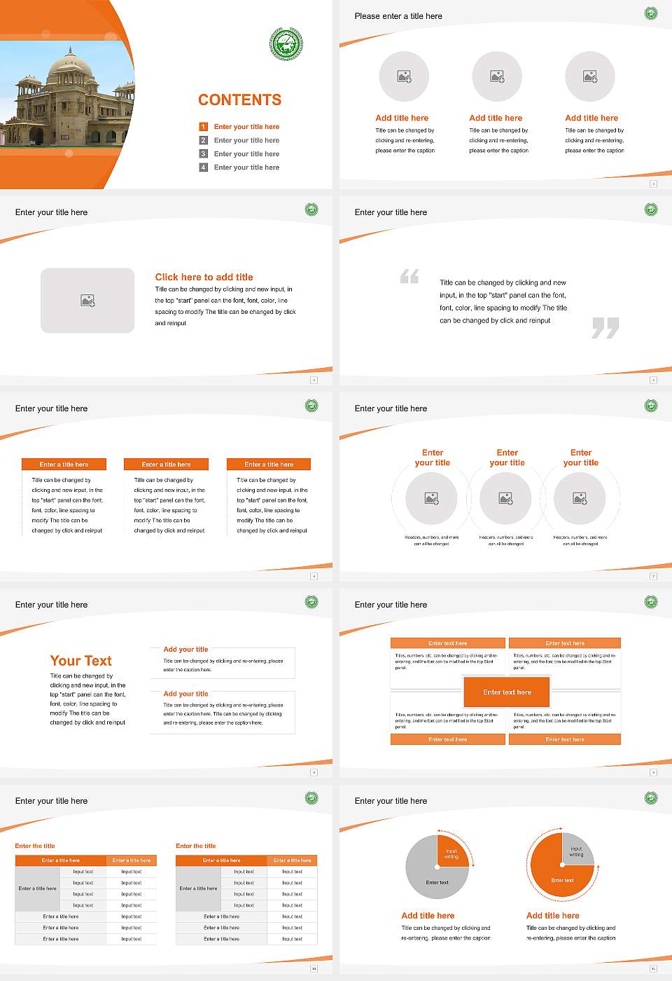 Chandra Shekhar Azad University of Agriculture & Technology Course/Courseware Creation PPT Template16:9 ratio PPT effect preview image2