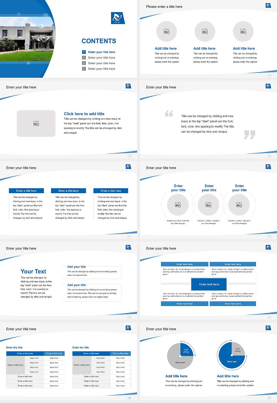 Charotar University of Science & Technology Course/Courseware Creation PPT Template16:9 ratio PPT effect preview image2