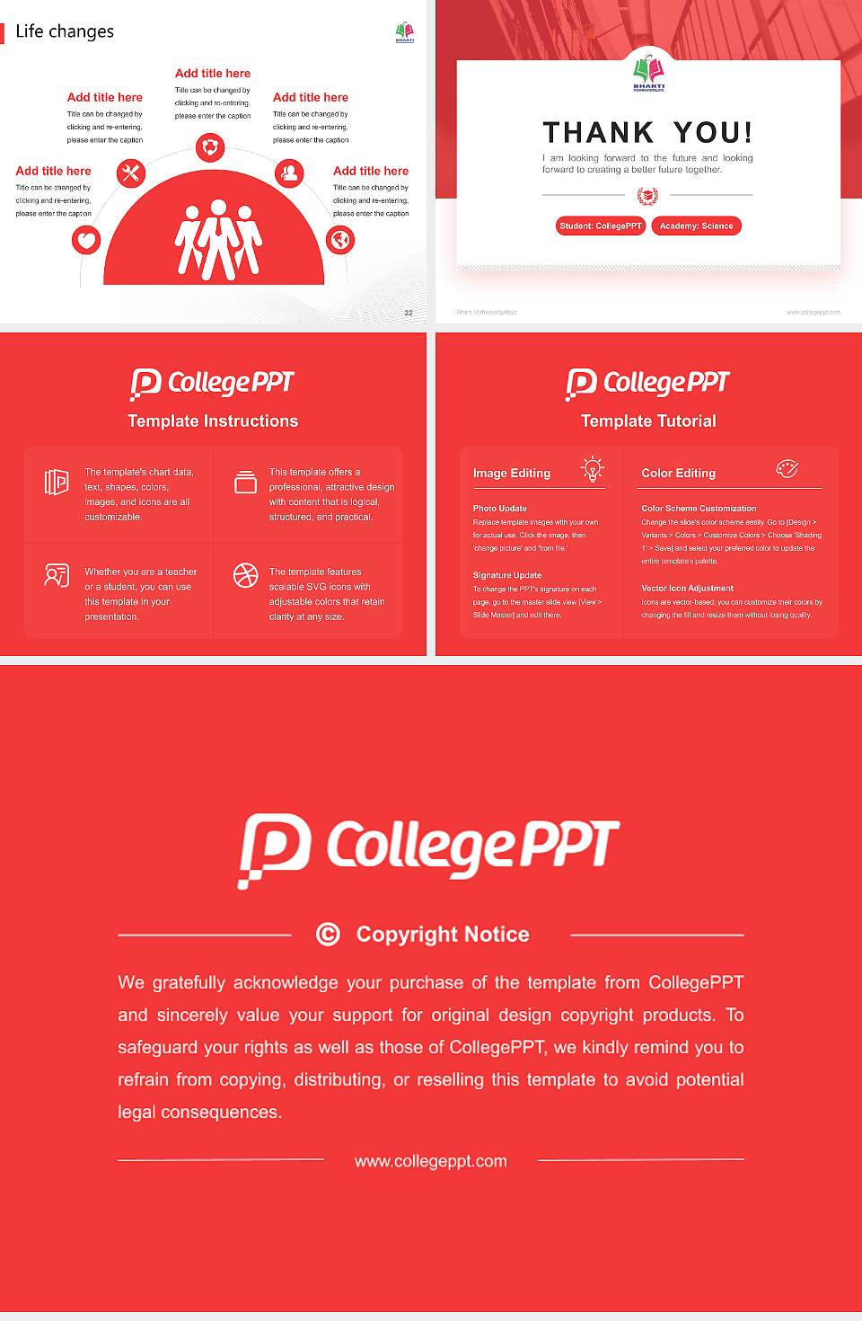 Bharti Vishwavidyalaya National Scholarship Defense PPT Template4:3 ratio PPT effect preview image4