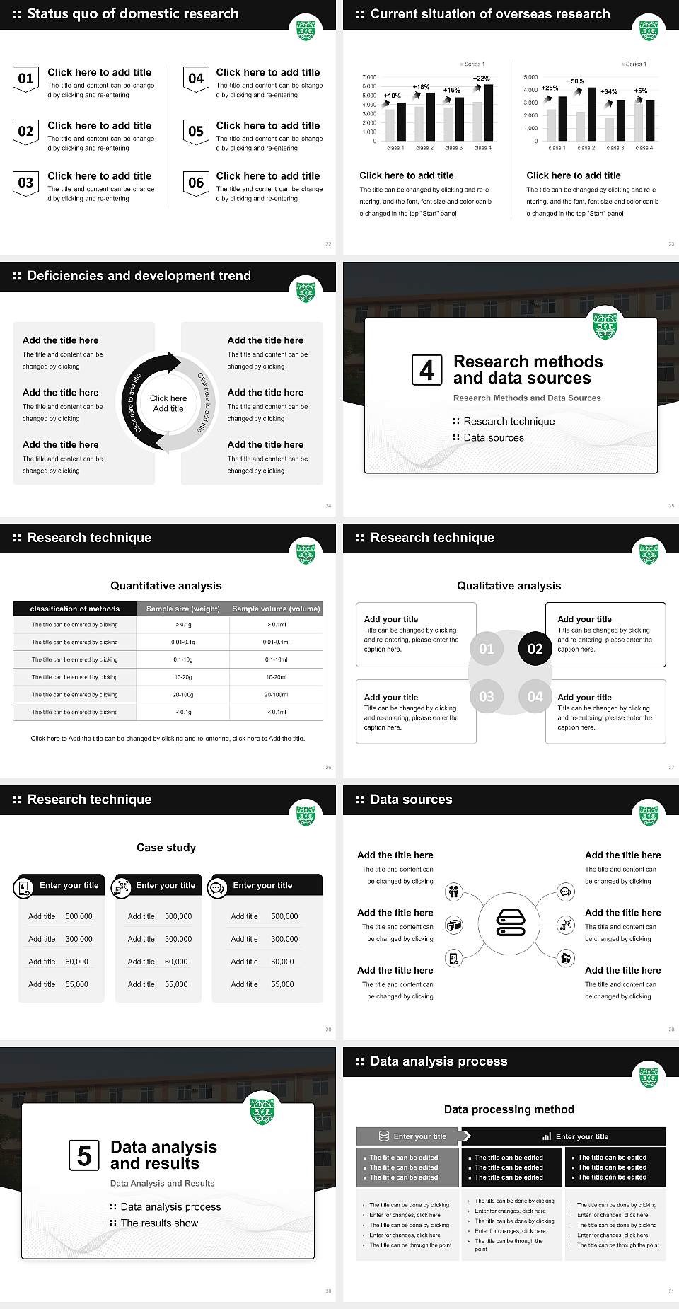 CMJ University Graduation Thesis Defense PPT Template4:3 ratio PPT effect preview image4