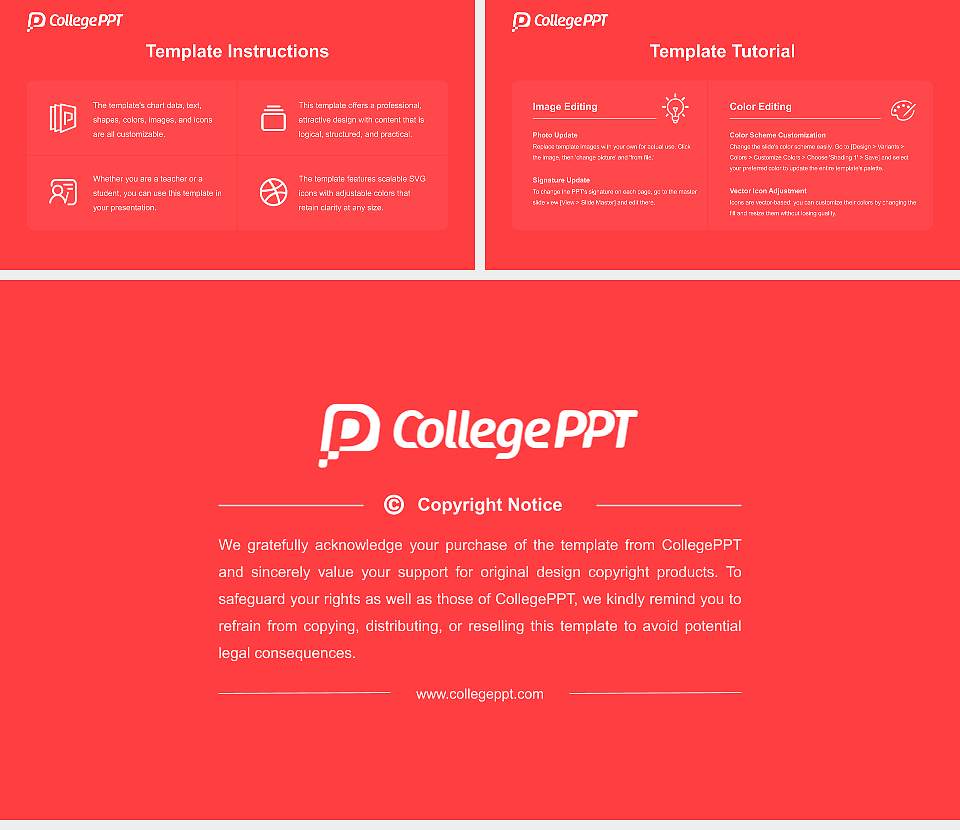 C.U. Shah University Course/Courseware Creation PPT Template16:9 ratio PPT effect preview image5