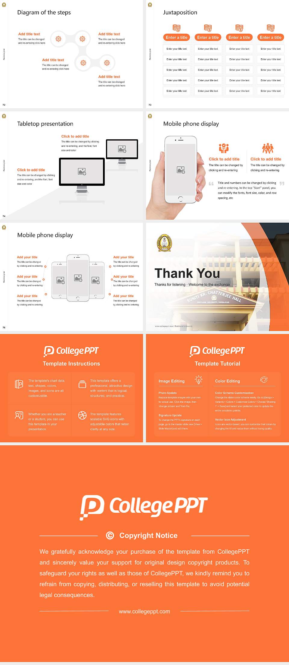 Bodoland University Competition/Entrepreneurship Contest PPT Template4:3 ratio PPT effect preview image9