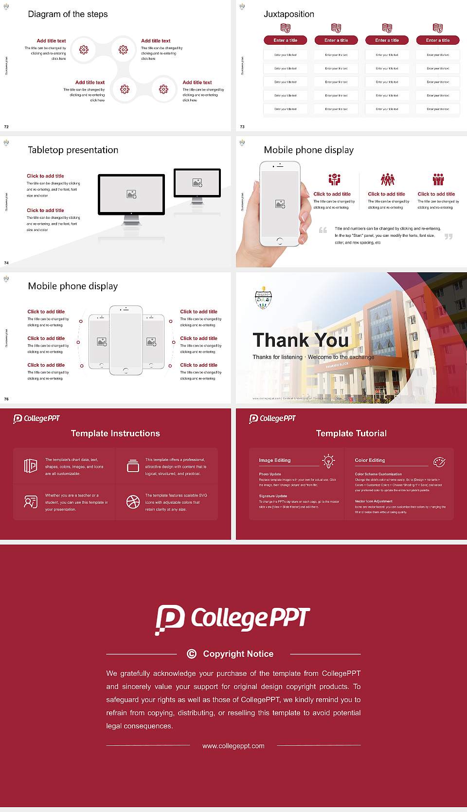 Central University of Tamil Nadu Competition/Entrepreneurship Contest PPT Template16:9 ratio PPT effect preview image9