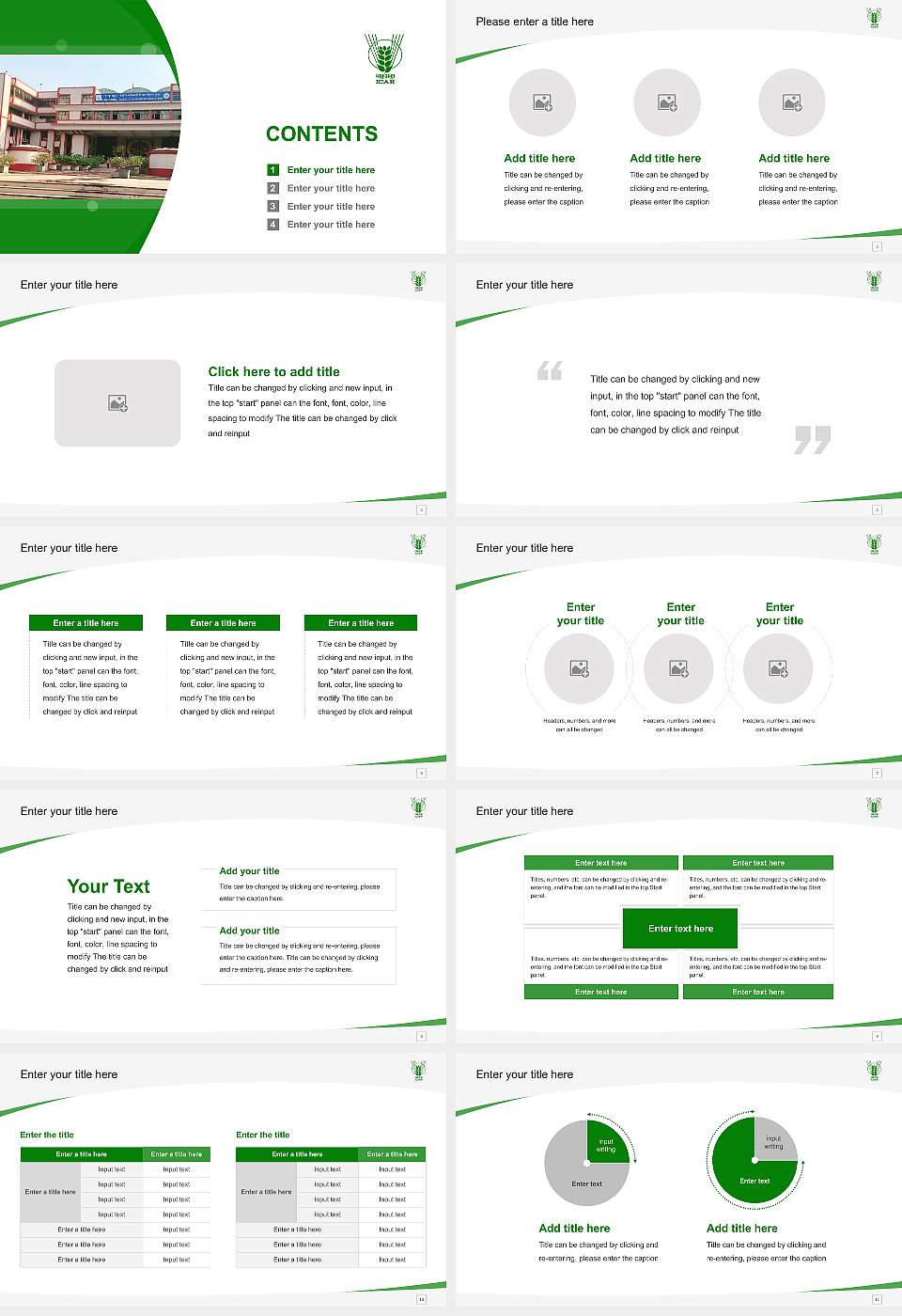 Central Institute of Fisheries Education Course/Courseware Creation PPT Template16:9 ratio PPT effect preview image2