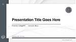Darjeeling Hills University Thesis Proposal/Graduation Defense PPT Template