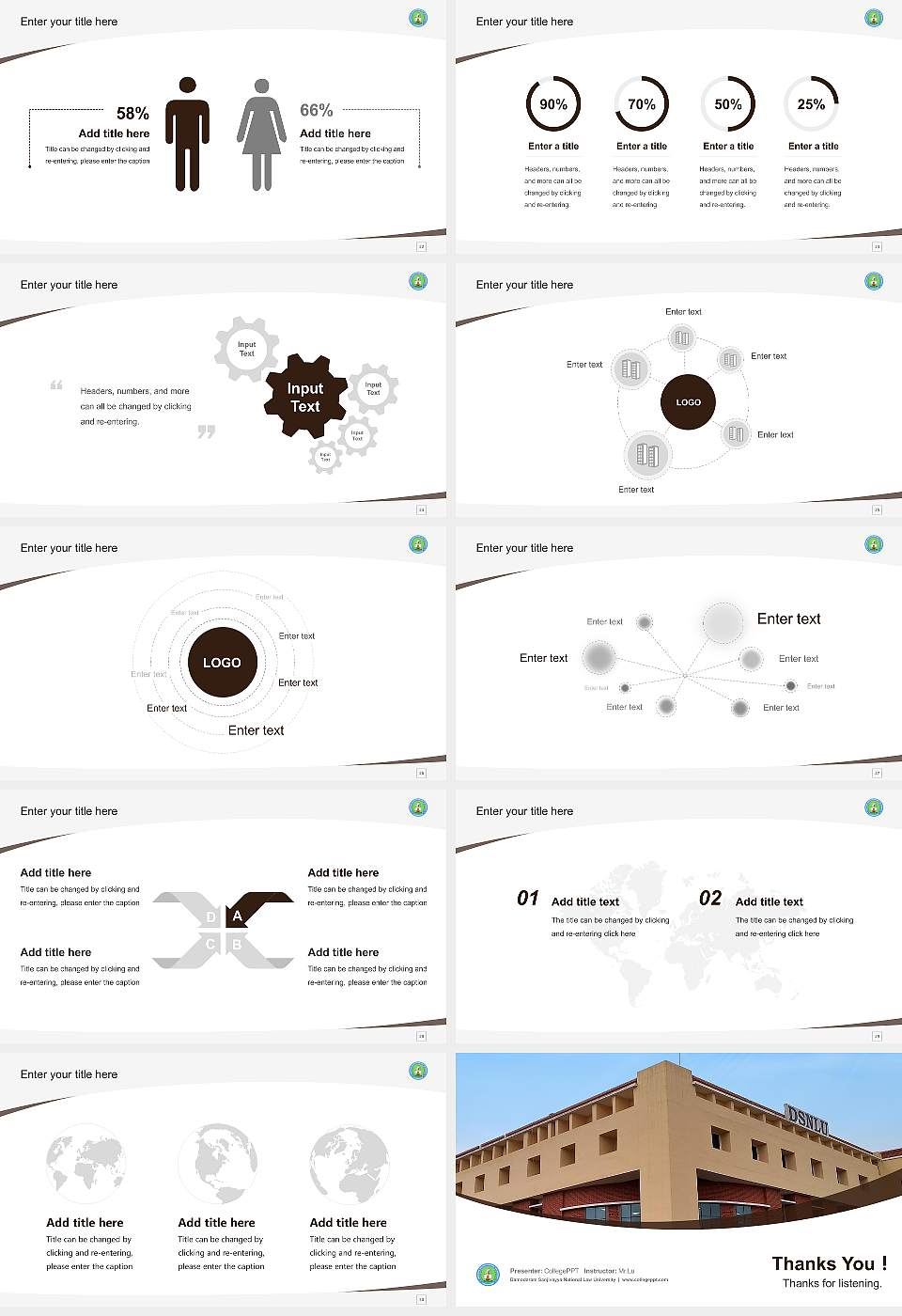 Damodaram Sanjivayya National Law University Course/Courseware Creation PPT Template16:9 ratio PPT effect preview image4