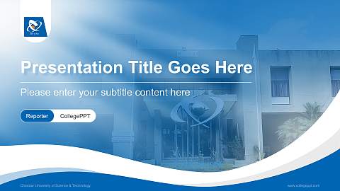 Charotar University of Science & Technology Lecture Sharing and Networking Event PPT Template