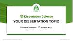 Bidhan Chandra Krishi Vishwavidyalaya Graduation Thesis Defense PPT Template