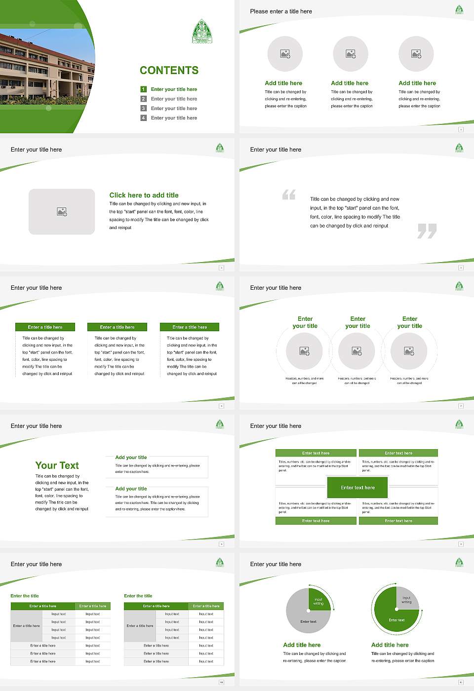 Bidhan Chandra Krishi Vishwavidyalaya Course/Courseware Creation PPT Template16:9 ratio PPT effect preview image2