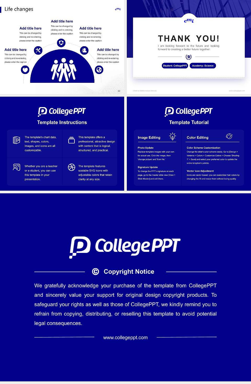 Chennai Mathematical Institute National Scholarship Defense PPT Template4:3 ratio PPT effect preview image4