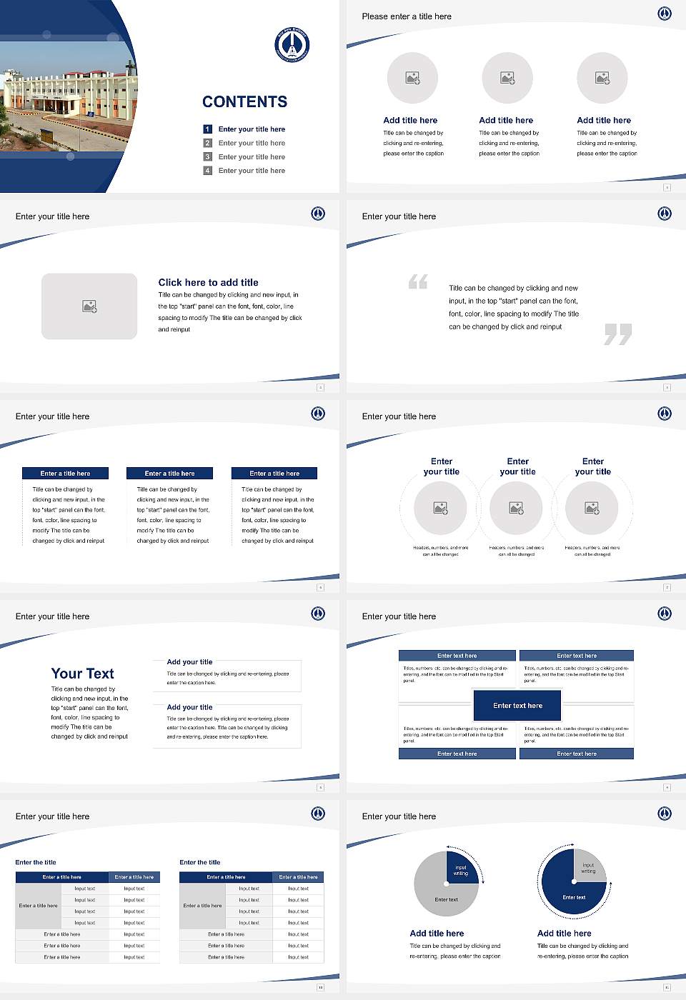 Central University of Kerala Course/Courseware Creation PPT Template16:9 ratio PPT effect preview image2