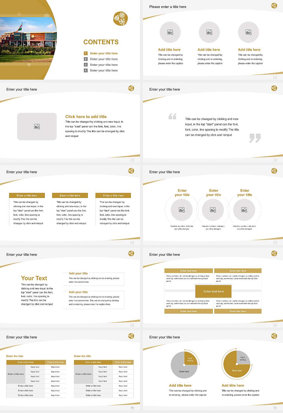 Chanakya University Course/Courseware Creation PPT Template16:9 ratio PPT effect preview image2