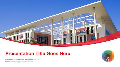 BML Munjal University Course/Courseware Creation PPT Template