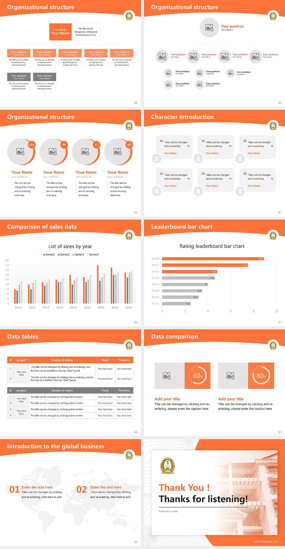 Bodoland University Academic Presentation/Research Findings Report PPT Template4:3 ratio PPT effect preview image4