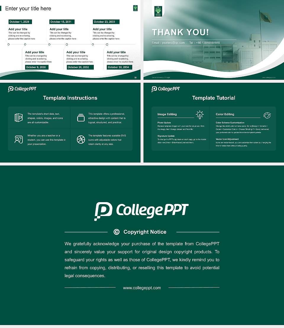 Central University of Punjab Lecture Sharing and Networking Event PPT Template16:9 ratio PPT effect preview image4
