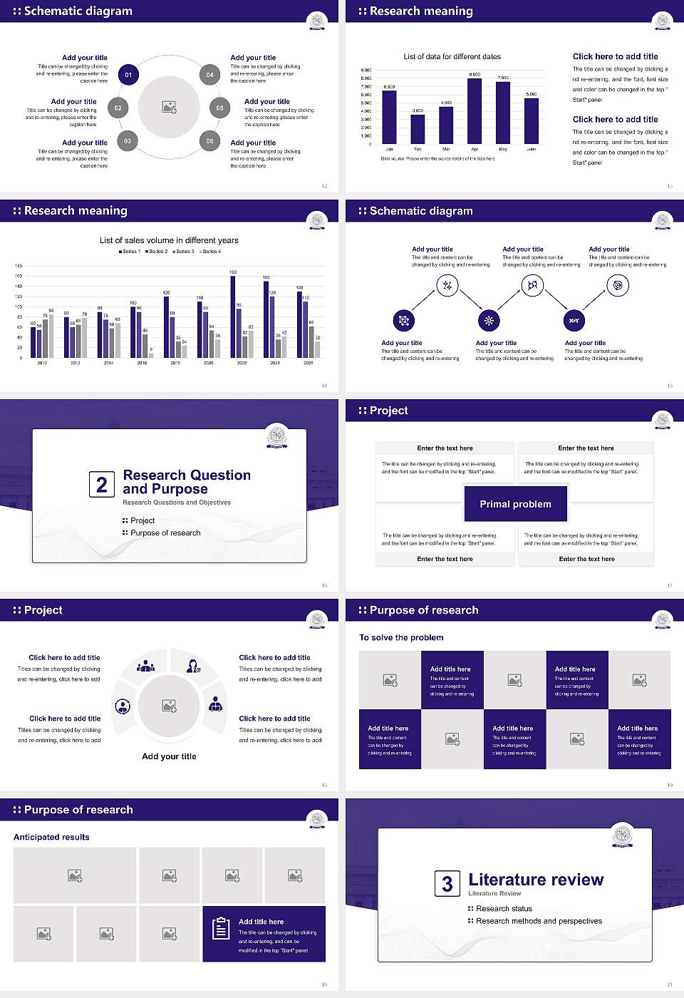 Bhagwant Global University Graduation Thesis Defense PPT Template16:9 ratio PPT effect preview image3