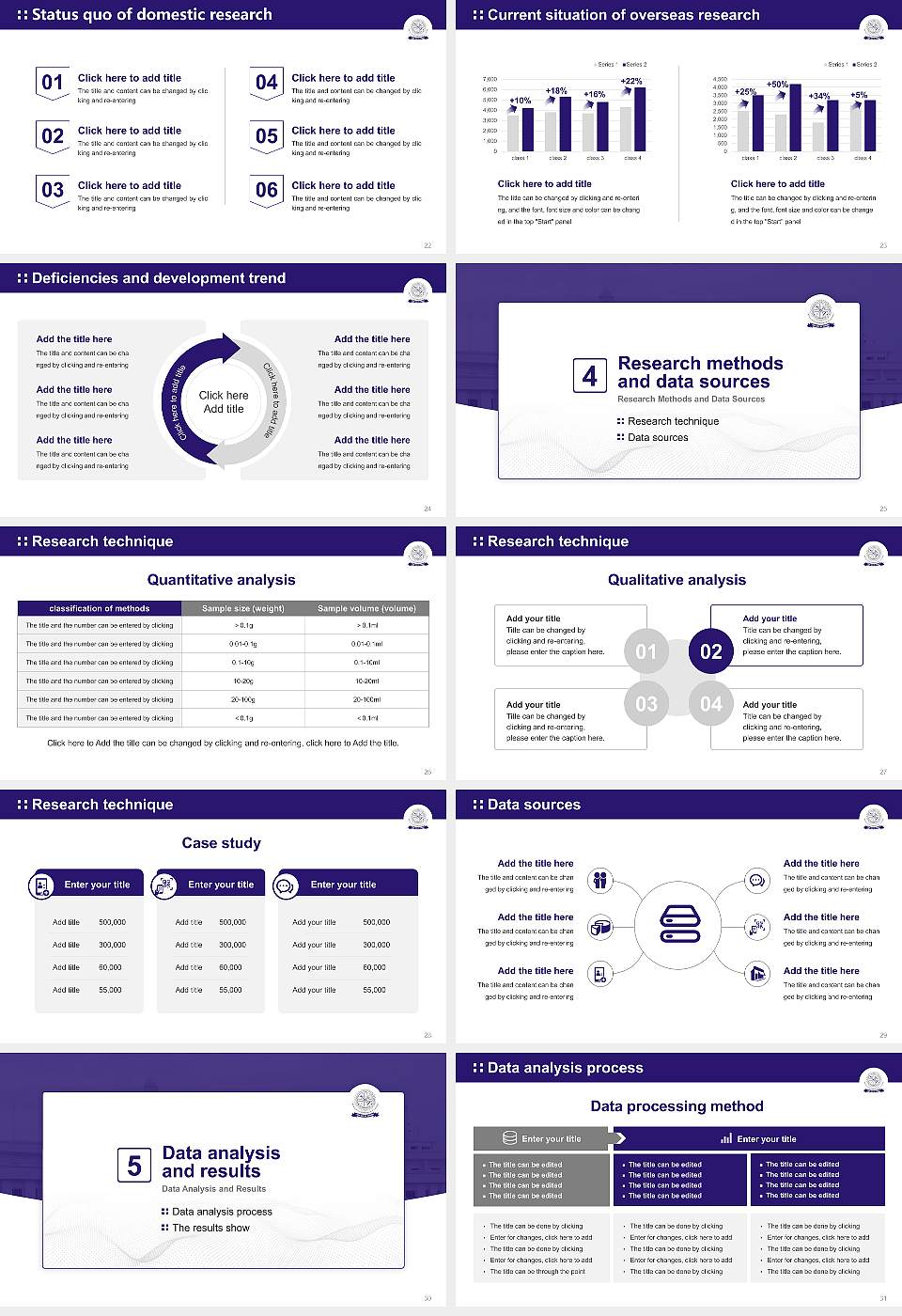Bhagwant Global University Graduation Thesis Defense PPT Template16:9 ratio PPT effect preview image4