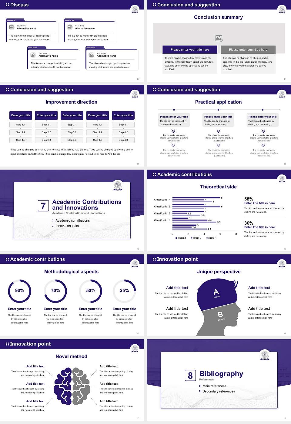 Bhagwant Global University Graduation Thesis Defense PPT Template16:9 ratio PPT effect preview image6