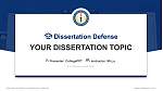 C.T. University Disputation Powerpoint Vorlage
