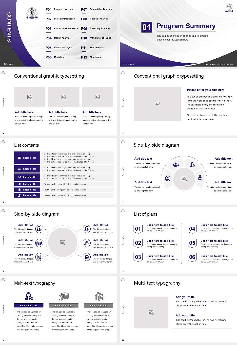 Bhagwant Global University Competition/Entrepreneurship Contest PPT Template16:9 ratio PPT effect preview image2