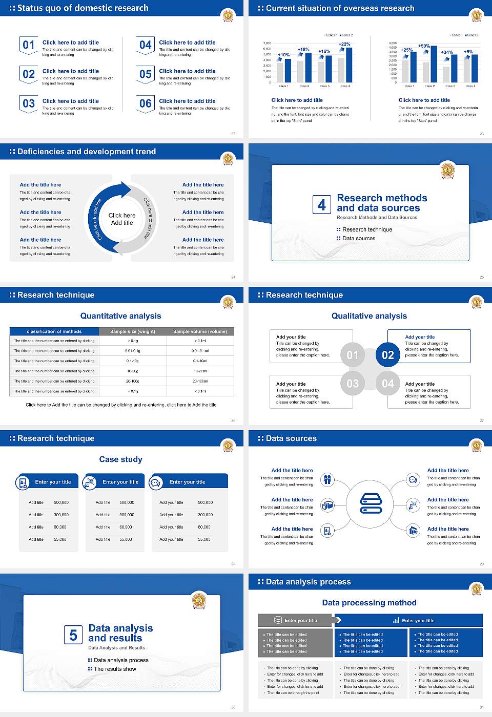 Central University of Rajasthan Graduation Thesis Defense PPT Template16:9 ratio PPT effect preview image4
