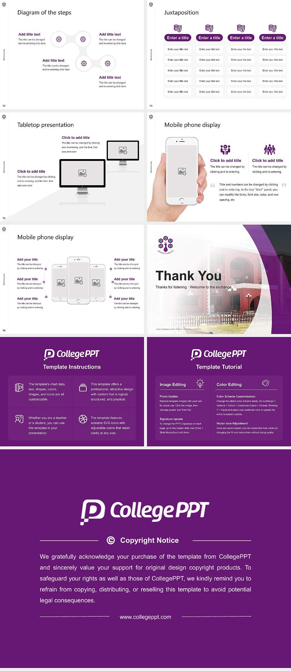 Cluster University of Jammu Competition/Entrepreneurship Contest PPT Template4:3 ratio PPT effect preview image9