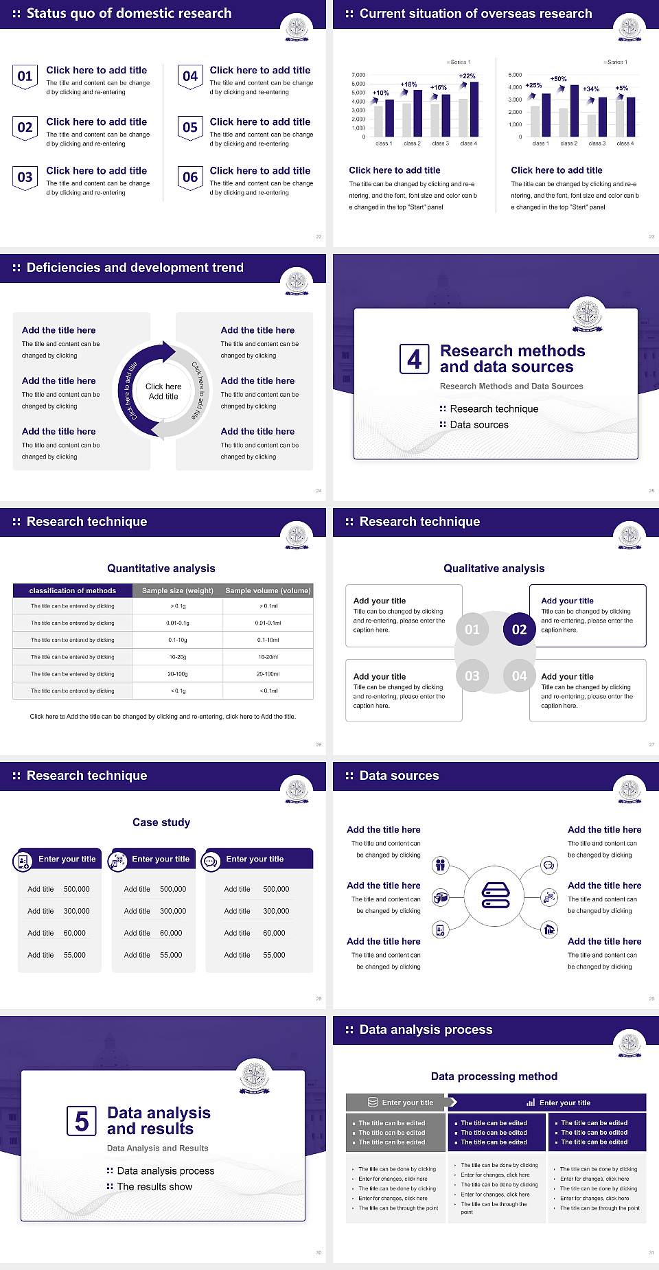 Bhagwant Global University Graduation Thesis Defense PPT Template4:3 ratio PPT effect preview image4