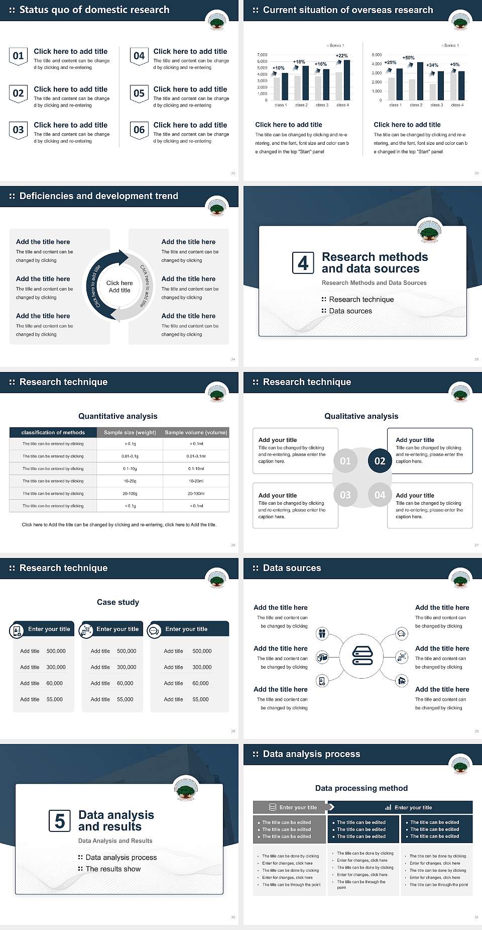 Central University of Jammu Graduation Thesis Defense PPT Template4:3 ratio PPT effect preview image4