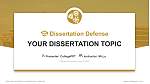 Chanakya University学位論文弁論PPTテンプレート