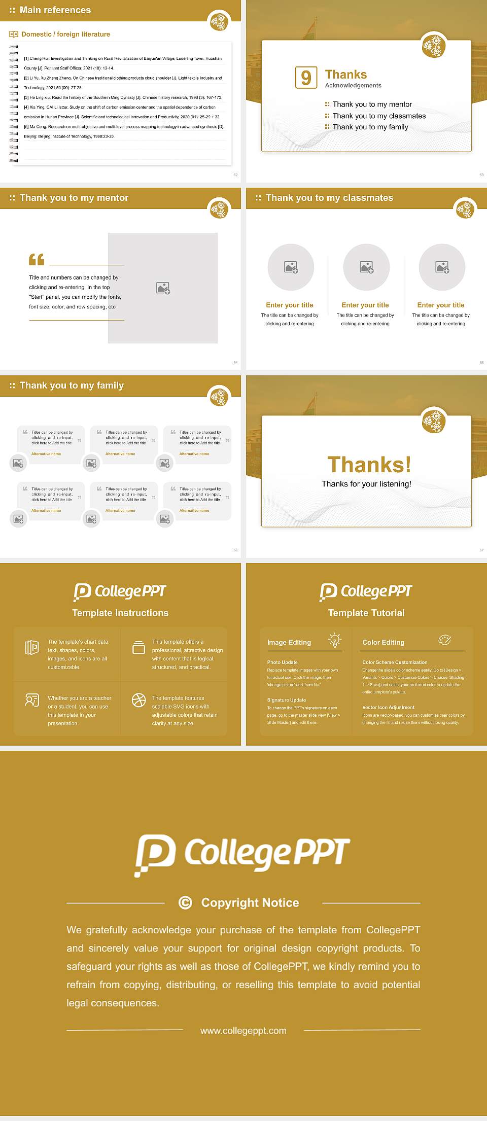 Chanakya University Graduation Thesis Defense PPT Template4:3 ratio PPT effect preview image7