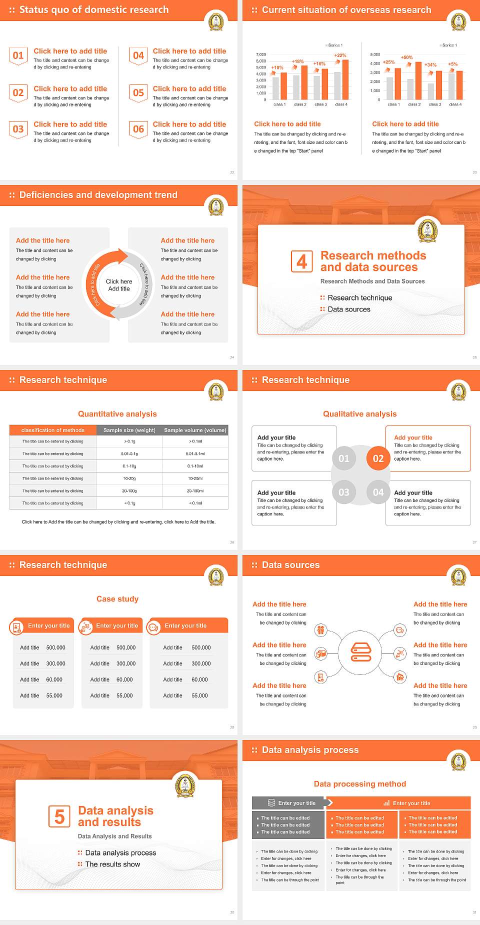 Bodoland University Graduation Thesis Defense PPT Template4:3 ratio PPT effect preview image4