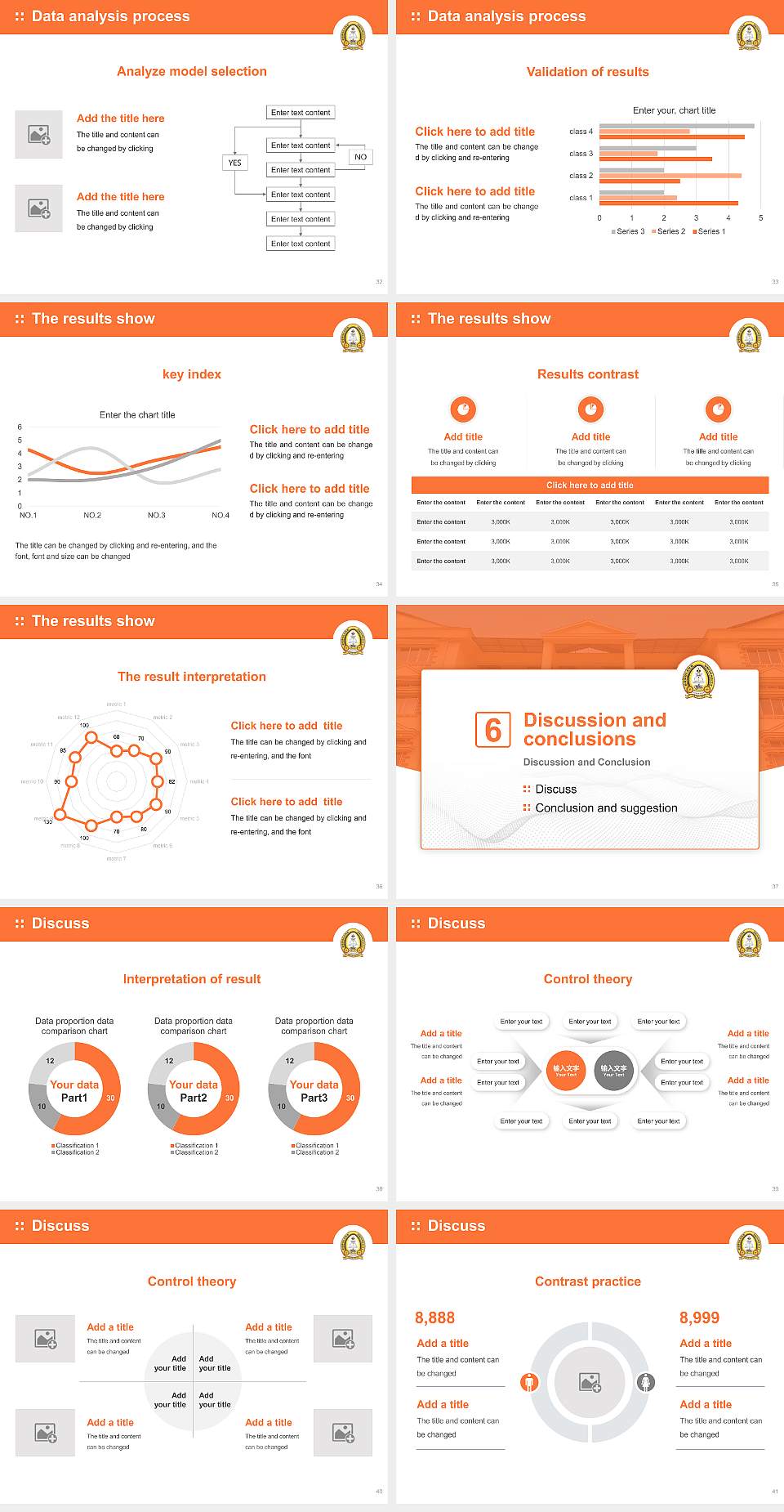 Bodoland University Graduation Thesis Defense PPT Template4:3 ratio PPT effect preview image5