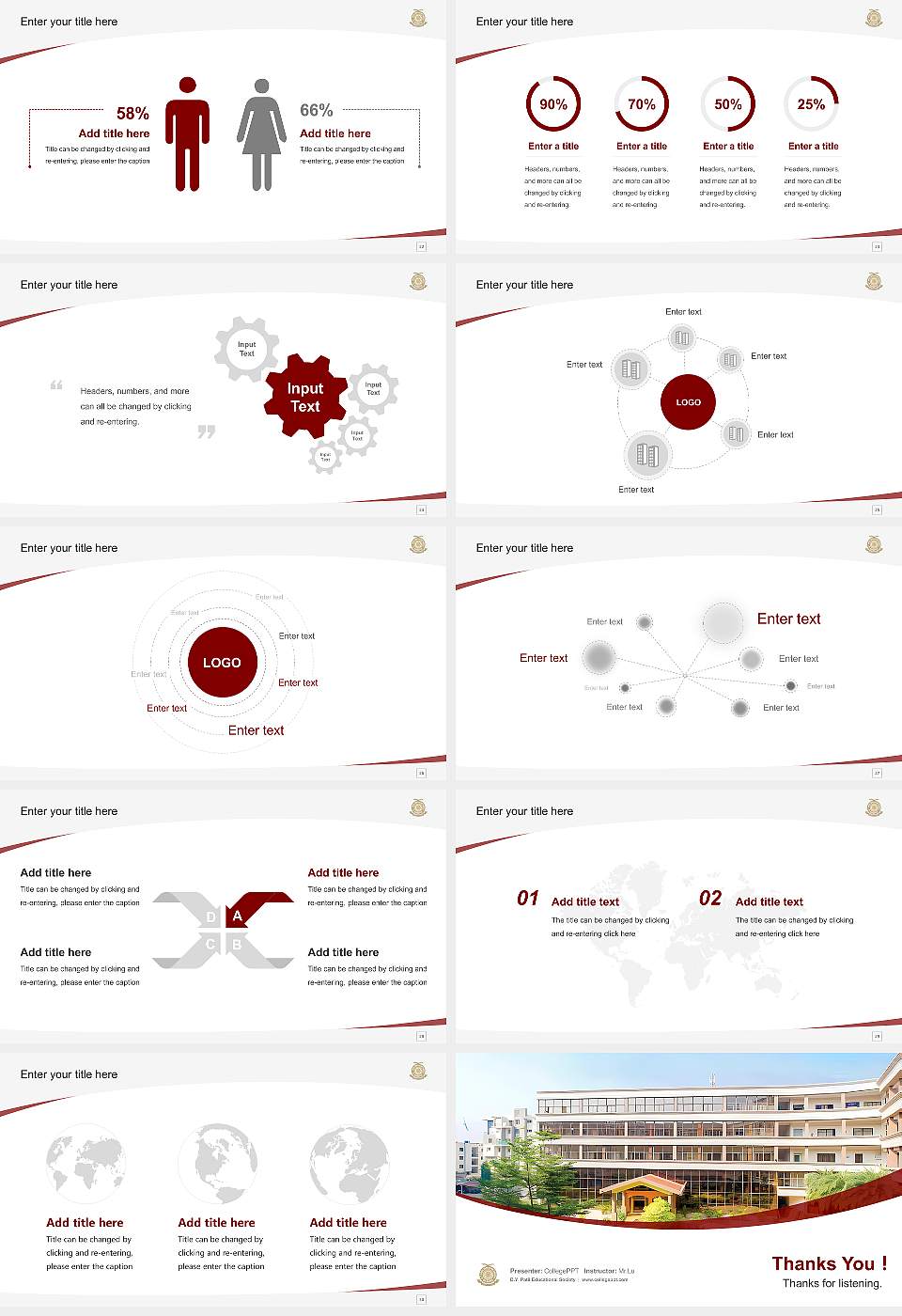 D.Y. Patil Educational Society Course/Courseware Creation PPT Template16:9 ratio PPT effect preview image4