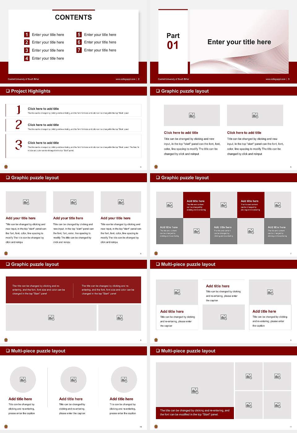 Central University of South Bihar General Purpose PPT Template16:9 ratio PPT effect preview image2