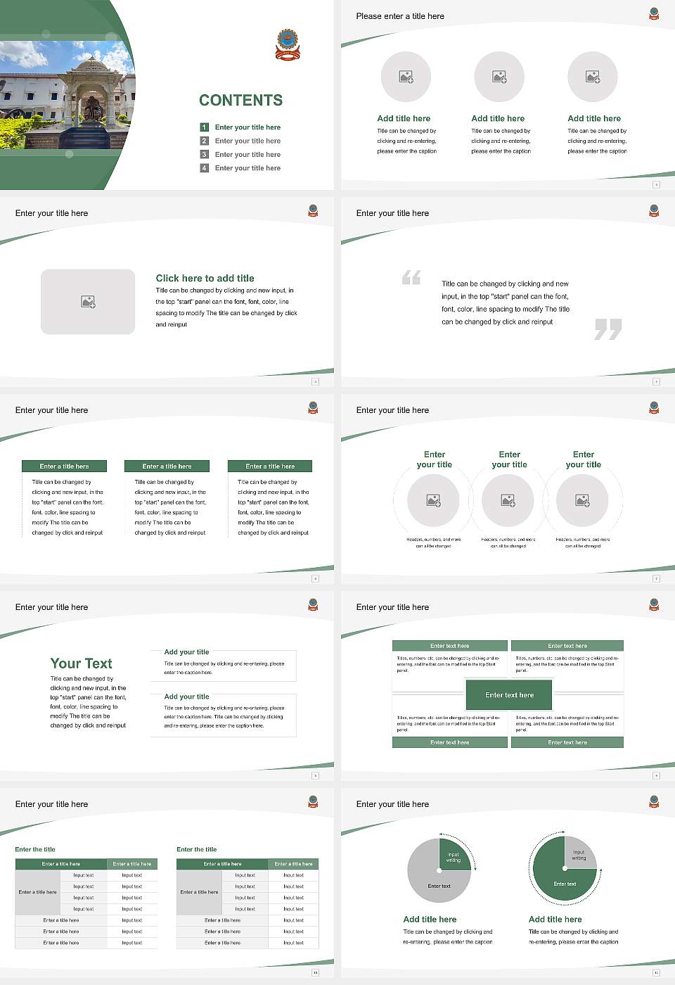 Bhupal Nobles University Course/Courseware Creation PPT Template16:9 ratio PPT effect preview image2