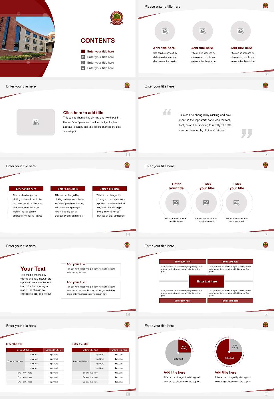 Central University of South Bihar Course/Courseware Creation PPT Template16:9 ratio PPT effect preview image2
