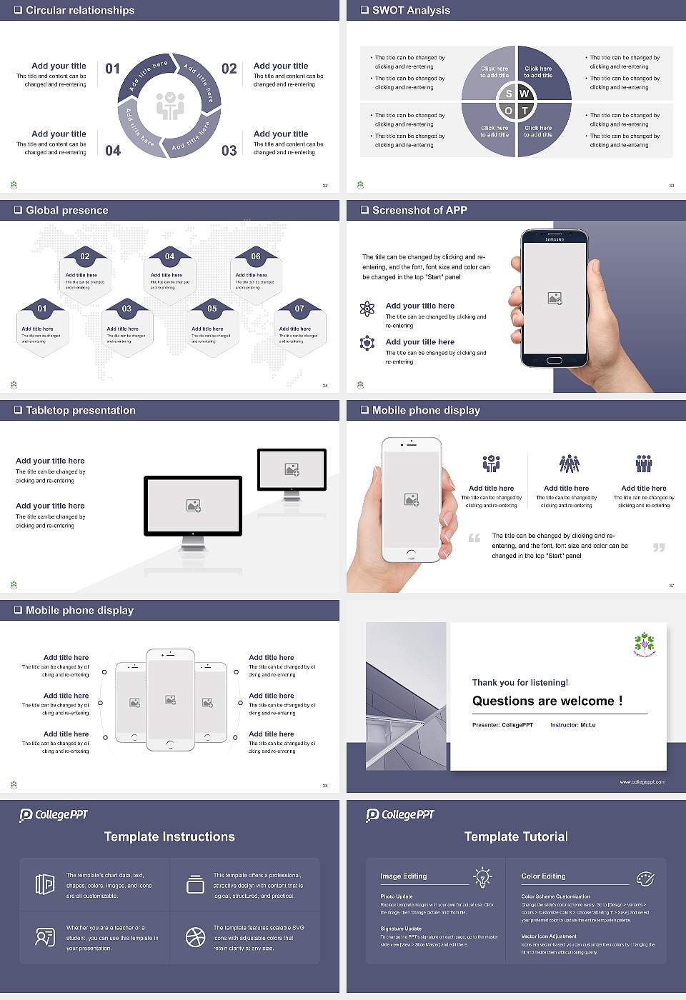 Cluster University of Srinagar General Purpose PPT Template16:9 ratio PPT effect preview image5