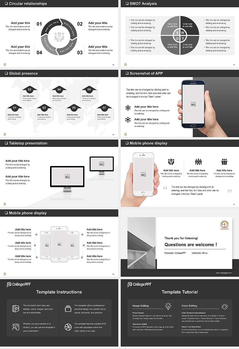 Bhagwant University General Purpose PPT Template16:9 ratio PPT effect preview image5