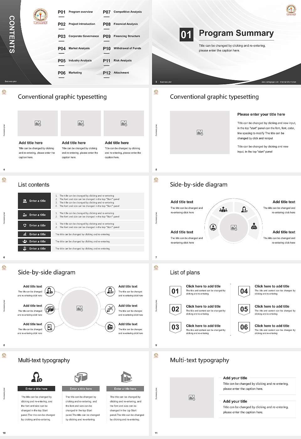 Bhagwant University Competition/Entrepreneurship Contest PPT Template16:9 ratio PPT effect preview image2