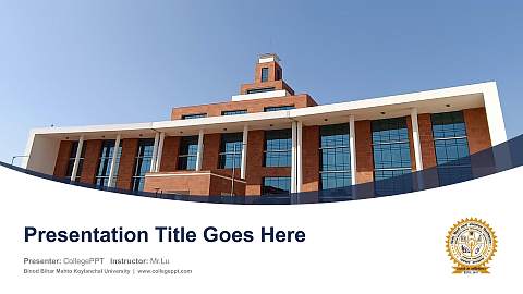 Binod Bihar Mahto Koylanchal University Course/Courseware Creation PPT Template